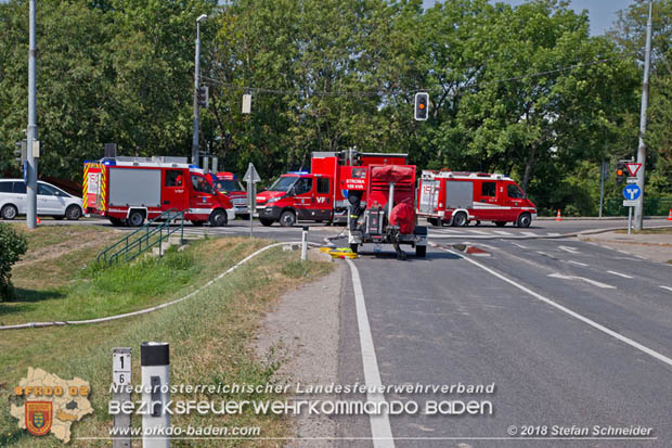 20180809 Kleingartensiedlung in Traiskirchen nach Wasserrohrbruch berflutet Foto:  Stefan Schneider