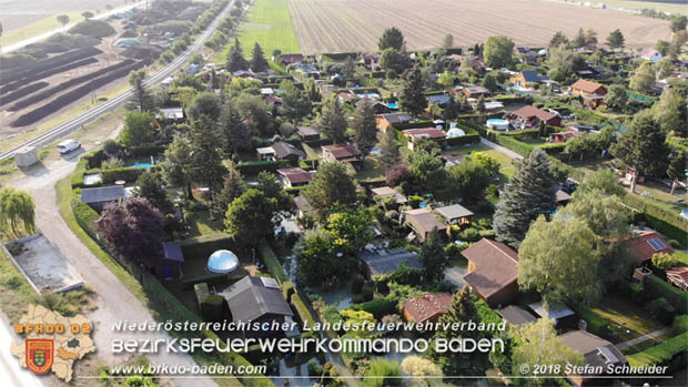 20180809 Kleingartensiedlung in Traiskirchen nach Wasserrohrbruch berflutet Foto:  Stefan Schneider