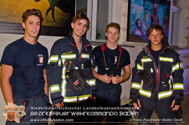 20180831 Nächtlcher Brand in einem Innenstadtlokal in Baden Foto: © Christoph Hinterberger FF Baden-Stadt 20180831 Nächtlcher Brand in einem Innenstadtlokal in Baden Foto: © Christoph Hinterberger FF Baden-Stadt