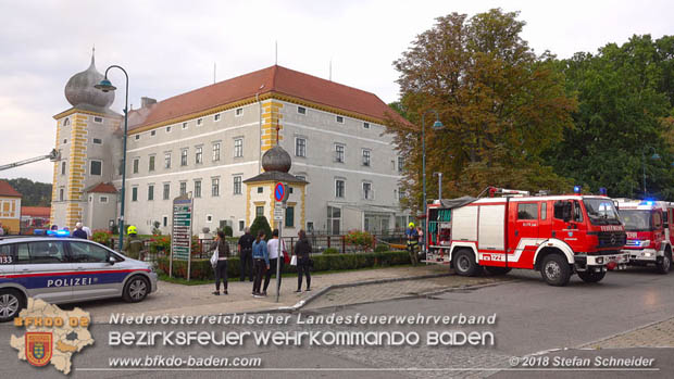 20180907 Brand im Wasserschloss Kottingbrunn  Foto: © Stefan Schneider