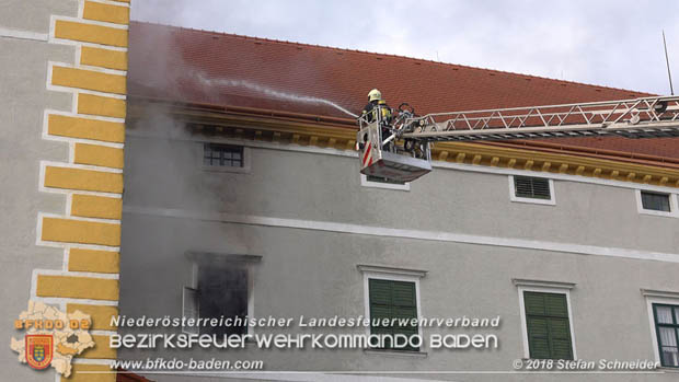 20180907 Brand im Wasserschloss Kottingbrunn  Foto: © Stefan Schneider