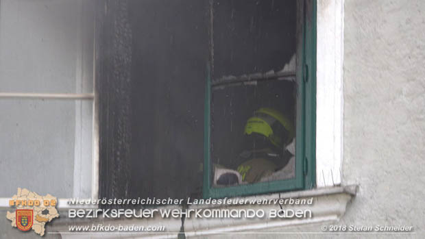 20180907 Brand im Wasserschloss Kottingbrunn  Foto: © Stefan Schneider