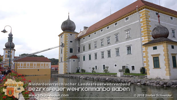 20180907 Brand im Wasserschloss Kottingbrunn  Foto: © Stefan Schneider