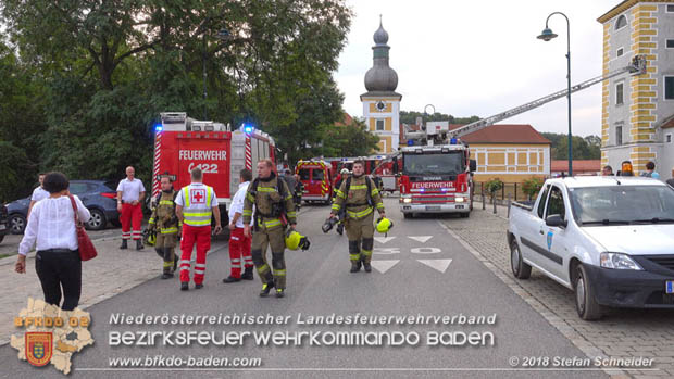 20180907 Brand im Wasserschloss Kottingbrunn  Foto: © Stefan Schneider