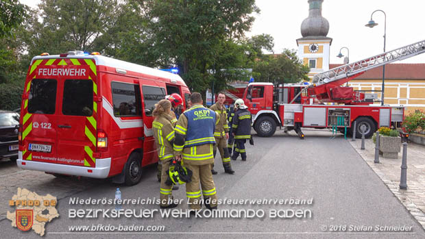 20180907 Brand im Wasserschloss Kottingbrunn  Foto: © Stefan Schneider