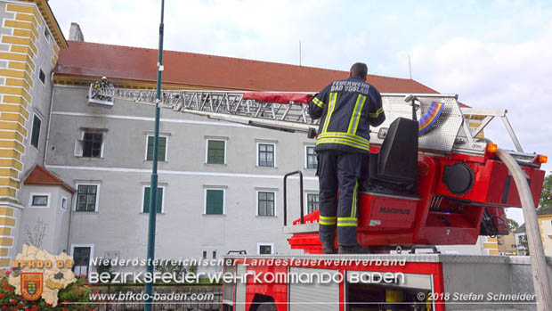 20180907 Brand im Wasserschloss Kottingbrunn  Foto: © Stefan Schneider