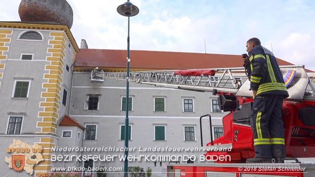 20180907 Brand im Wasserschloss Kottingbrunn  Foto: © Stefan Schneider