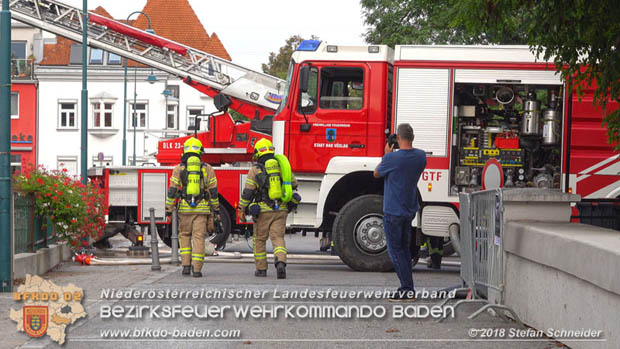 20180907 Brand im Wasserschloss Kottingbrunn  Foto: © Stefan Schneider