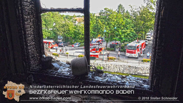 20180907 Brand im Wasserschloss Kottingbrunn  Foto: © Stefan Schneider