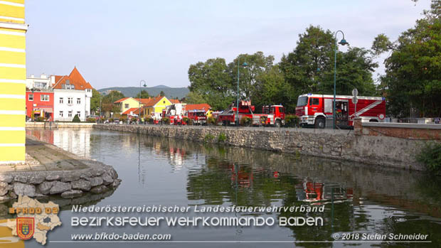 20180907 Brand im Wasserschloss Kottingbrunn  Foto: © Stefan Schneider