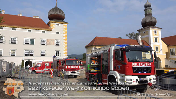 20180907 Brand im Wasserschloss Kottingbrunn  Foto: © Stefan Schneider