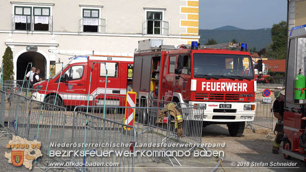 20180907 Brand im Wasserschloss Kottingbrunn  Foto: © Stefan Schneider