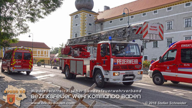 20180907 Brand im Wasserschloss Kottingbrunn  Foto: © Stefan Schneider