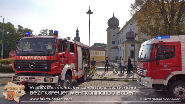 20180907 Brand im Wasserschloss Kottingbrunn  Foto: © Stefan Schneider