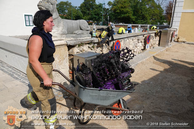 20180907 Brand im Wasserschloss Kottingbrunn  Foto: © Stefan Schneider