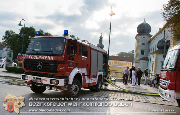 20180907 Brand im Wasserschloss Kottingbrunn  Foto: © Verena Lassak