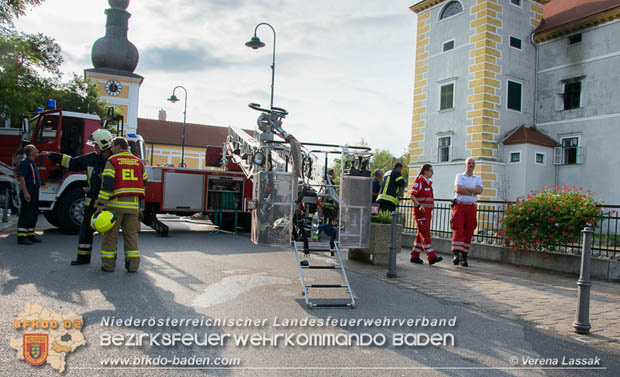 20180907 Brand im Wasserschloss Kottingbrunn  Foto: © Verena Lassak