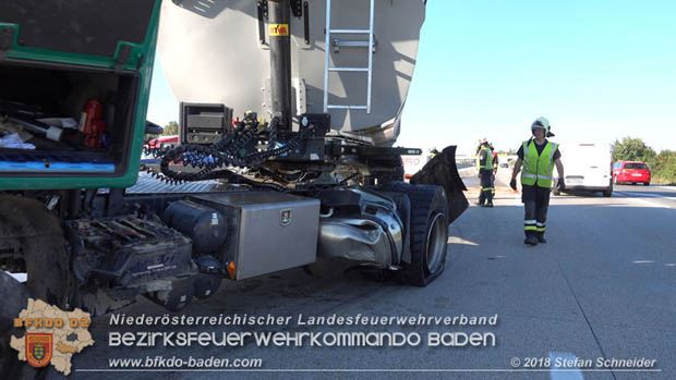20180918 Verkehrsunfall auf der A2 beim Knoten Guntramsdorf Foto: © Stefan Schneider 20180918 Verkehrsunfall auf der A2 beim Knoten Guntramsdorf Foto: © Stefan Schneider
