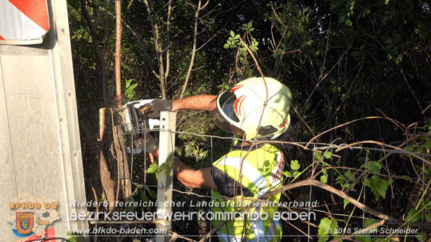 20180918 Verkehrsunfall auf der A2 beim Knoten Guntramsdorf  Foto:  Stefan Schneider 