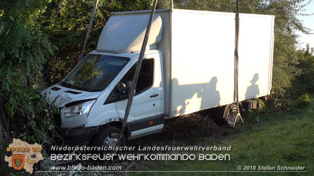 20180918 Verkehrsunfall auf der A2 beim Knoten Guntramsdorf  Foto:  Stefan Schneider 