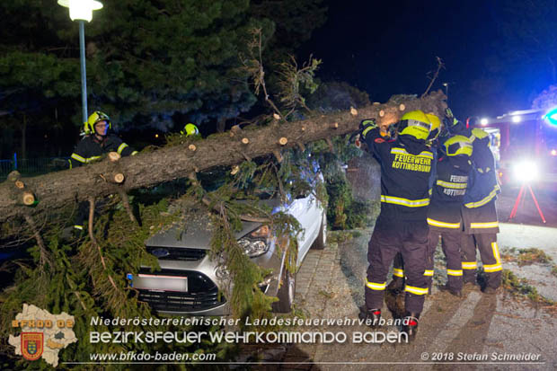 20181024 Sturmtief "Siglinde" ber Kottingbrunn  Foto:  Stefan Schneider