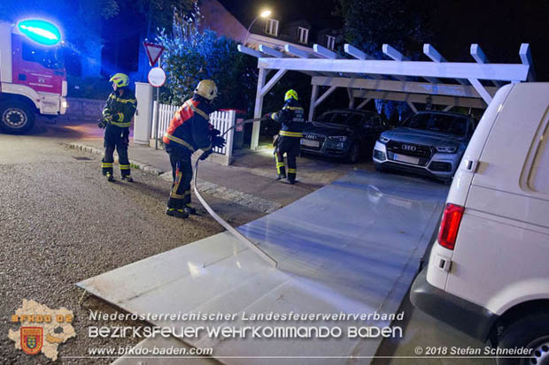 20181024 Sturmtief "Siglinde" ber Baden Stadtteil Weikersdorf  Foto:  Stefan Schneider