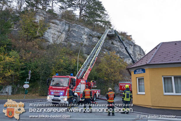 20181024 Sturmtief "Siglinde" ber Baden Stadtteil Weikersdorf  Foto:  Stefan Schneider FF Baden-Stadt