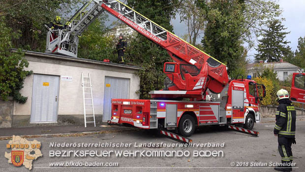 20181024 Sturmtief "Siglinde" über Baden Stadtteil Weikersdorf Foto: © Stefan Schneider FF Baden-Stadt 20181024 Sturmtief "Siglinde" über Baden Stadtteil Weikersdorf Foto: © Stefan Schneider FF Baden-Stadt
