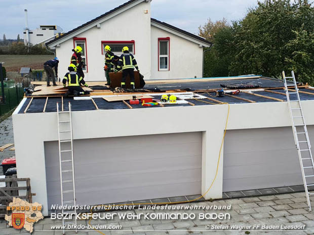 20181024 Sturmtief "Siglinde" ber Baden Stadtteil Leesdorf  Foto:  Stefan Wagner FF Baden-Leesdorf