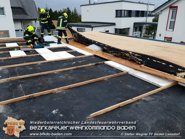 20181024 Sturmtief "Siglinde" ber Baden Stadtteil Leesdorf  Foto:  Stefan Wagner FF Baden-Leesdorf