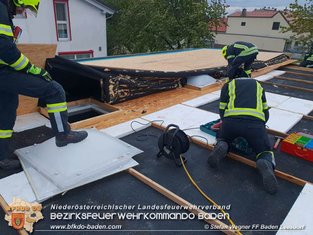 20181024 Sturmtief "Siglinde" ber Baden Stadtteil Leesdorf  Foto:  Stefan Wagner FF Baden-Leesdorf