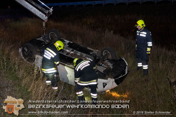 20181117 Verkehrsunfall A2 RFB Wien Hhe Bad Vslau  Foto:  Stefan Schneider