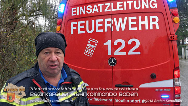 20181120 Kleiner Gewsserschaden auf Teich in der Eigenheimsiedlung Mllersdorf/Guntramsdorf  Foto:  Stefan Schneider BFK BADEN