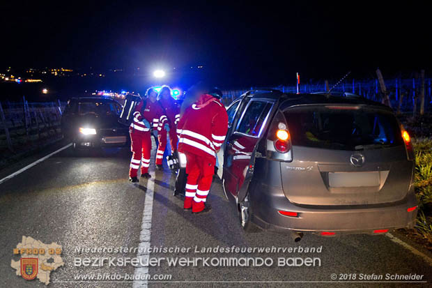 20181208 Seitlicher Frontalcrash zweier Pkw auf der Weinbergstrae bei Pfaffsttten  Foto:  Stefan Schneider