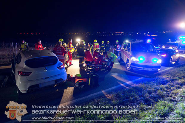 20181208 Seitlicher Frontalcrash zweier Pkw auf der Weinbergstrae bei Pfaffsttten  Foto:  Stefan Schneider