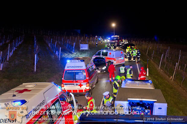 20181208 Seitlicher Frontalcrash zweier Pkw auf der Weinbergstrae bei Pfaffsttten  Foto:  Stefan Schneider