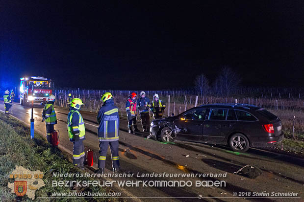 20181208 Seitlicher Frontalcrash zweier Pkw auf der Weinbergstrae bei Pfaffsttten  Foto:  Stefan Schneider