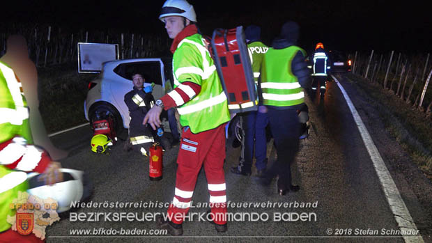 20181208 Seitlicher Frontalcrash zweier Pkw auf der Weinbergstrae bei Pfaffsttten  Foto:  Stefan Schneider