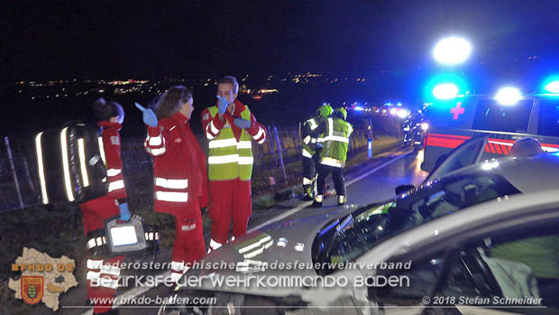 20181208 Seitlicher Frontalcrash zweier Pkw auf der Weinbergstrae bei Pfaffsttten  Foto:  Stefan Schneider