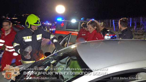 20181208 Seitlicher Frontalcrash zweier Pkw auf der Weinbergstrae bei Pfaffsttten  Foto:  Stefan Schneider