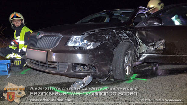 20181208 Seitlicher Frontalcrash zweier Pkw auf der Weinbergstrae bei Pfaffsttten  Foto:  Stefan Schneider