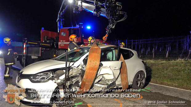 20181208 Seitlicher Frontalcrash zweier Pkw auf der Weinbergstrae bei Pfaffsttten  Foto:  Stefan Schneider