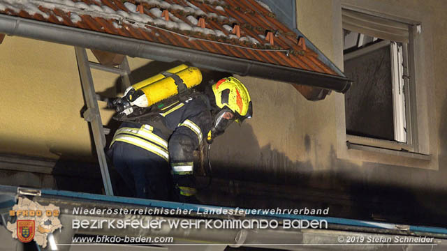 20190103 Brand in einer Tribuswinkler Reihenwohnhausanlage  Foto:  Stefan Schneider