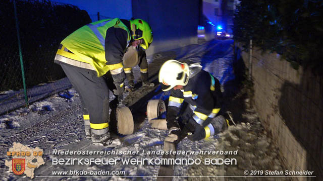 20190103 Brand in einer Tribuswinkler Reihenwohnhausanlage Foto: © Stefan Schneider 20190103 Brand in einer Tribuswinkler Reihenwohnhausanlage Foto: © Stefan Schneider