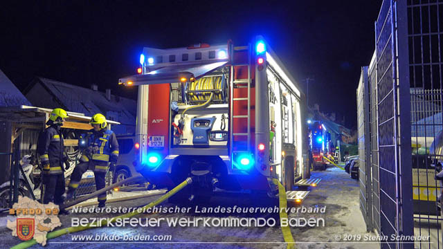 20190103 Brand in einer Tribuswinkler Reihenwohnhausanlage  Foto:  Stefan Schneider