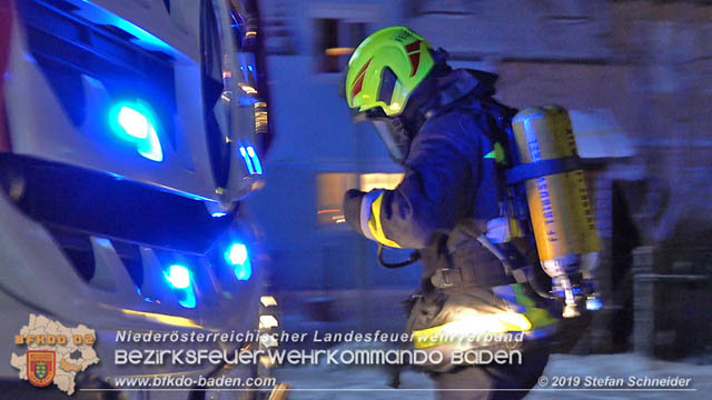 20190103 Brand in einer Tribuswinkler Reihenwohnhausanlage  Foto:  Stefan Schneider