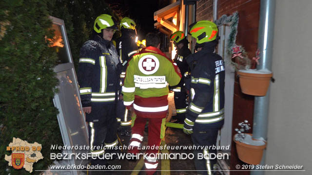 20190103 Brand in einer Tribuswinkler Reihenwohnhausanlage Foto: © Stefan Schneider 20190103 Brand in einer Tribuswinkler Reihenwohnhausanlage Foto: © Stefan Schneider