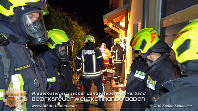 20190103 Brand in einer Tribuswinkler Reihenwohnhausanlage  Foto:  Stefan Schneider