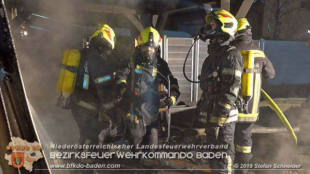 20190103 Brand in einer Tribuswinkler Reihenwohnhausanlage  Foto:  Stefan Schneider