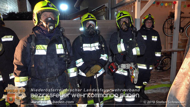 20190103 Brand in einer Tribuswinkler Reihenwohnhausanlage  Foto:  Stefan Schneider